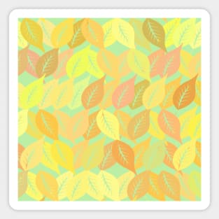 Autumn leaves pattern Magnet